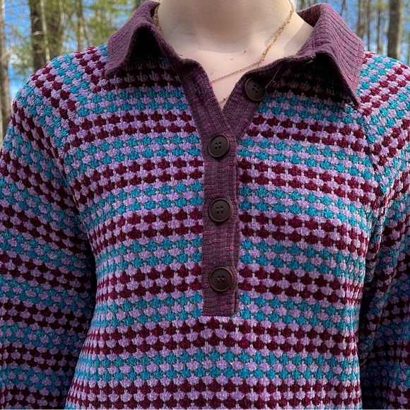 FREE PEOPLE purple chenille Maggie dress, M. - Picture 14 of 15